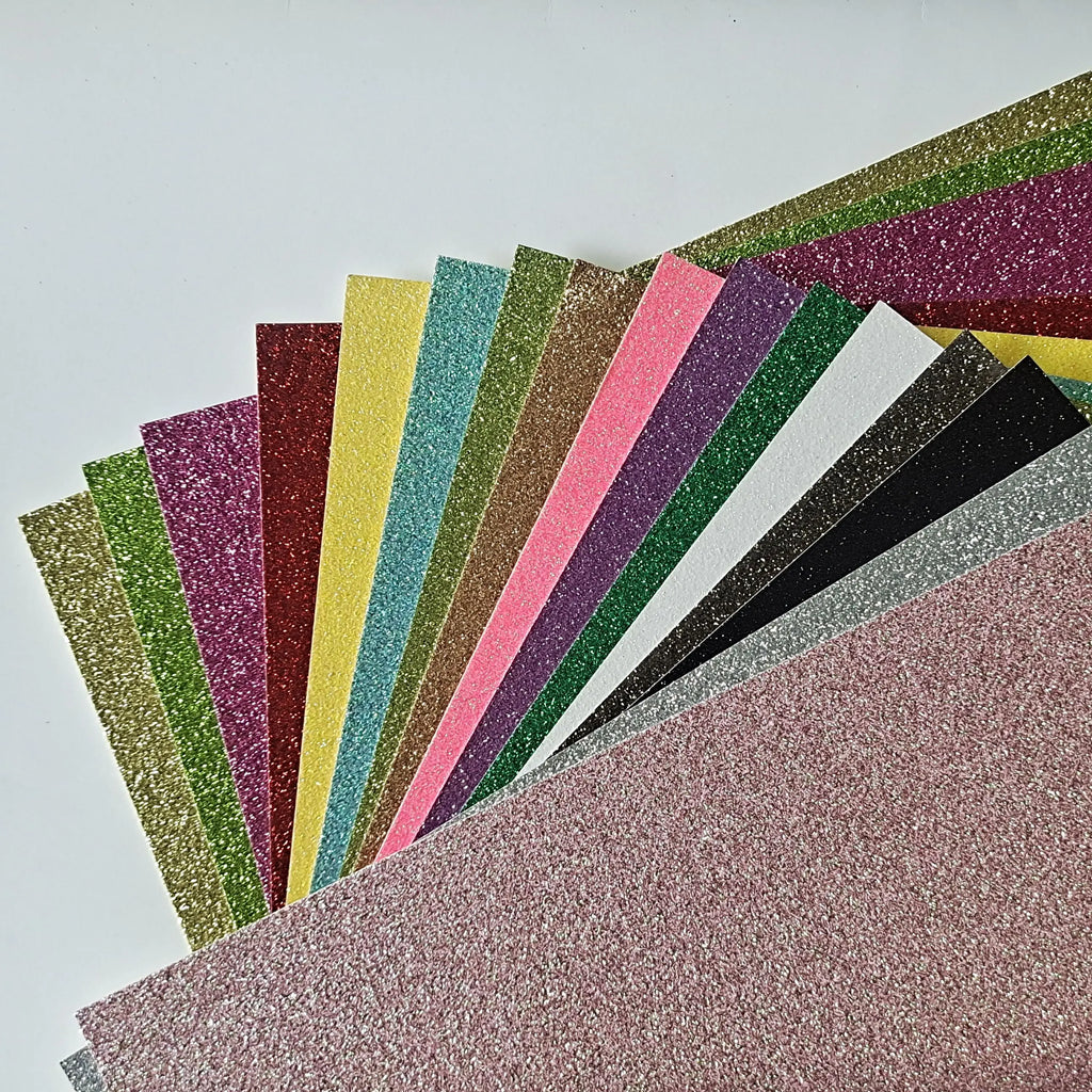500pcs  12"*12" Glitter Card Paper Stock for Cricut Cameo Machine for Birthday Invitation