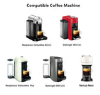 iCafilas Refillable Capsules Pods Lids Aluminum foils Stickers For Nespresso Vertuo Next Automatic Coffee Cafe Machine Maker