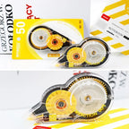 Large-capacity Correction Tape 50m Long Roller Text For A Correction Typos Writing Variety Paper Of To Data Use Suitable Ea C1I3