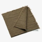 Napkin Cotton Cloth 41*41cm Rustic Gauze Hanky Tea Towel Dining Place Mats Wedding Supplies Linen Home Table Decor