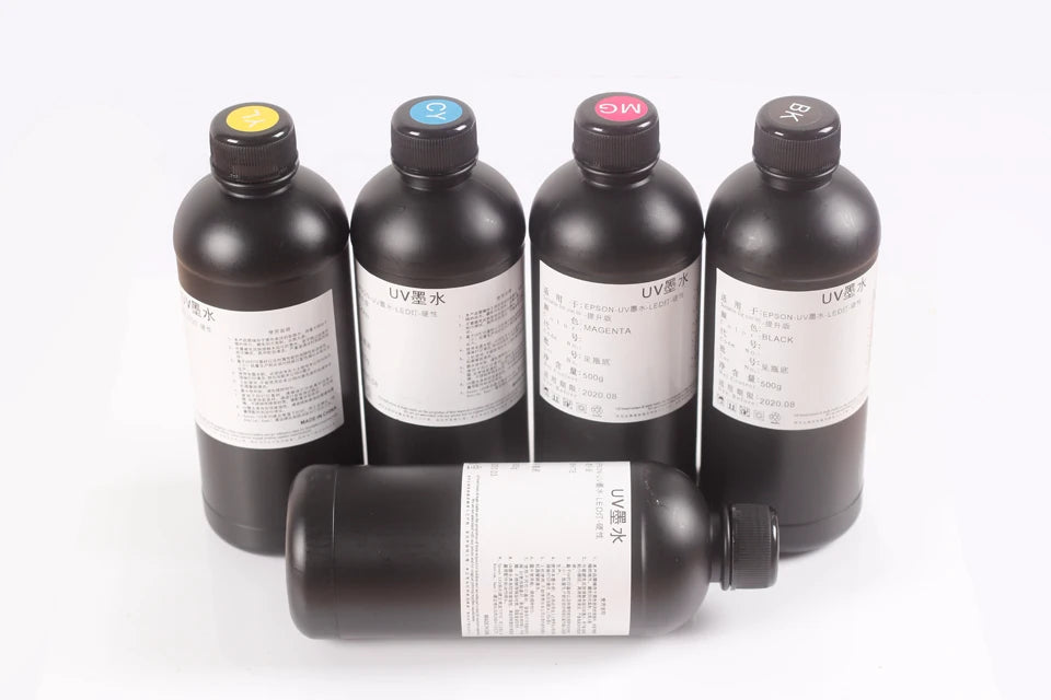 250ml 500ml soft uv ink For EPSOM UV flatbed Printer A2 A3 A4 L800 L805 R1390 L1800 R2000 XP600 T800 Flexible Leather UV ink