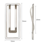 Nusign Paper Clip Silver Color Metal Document Binding Note Clips Bookmark Office Supplies