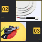 10/15/20/30/50M Tape Measure Circular Glass Fiber Leather Tape Measure Carpenter Metric Measuring Meter Tape Measure Tools