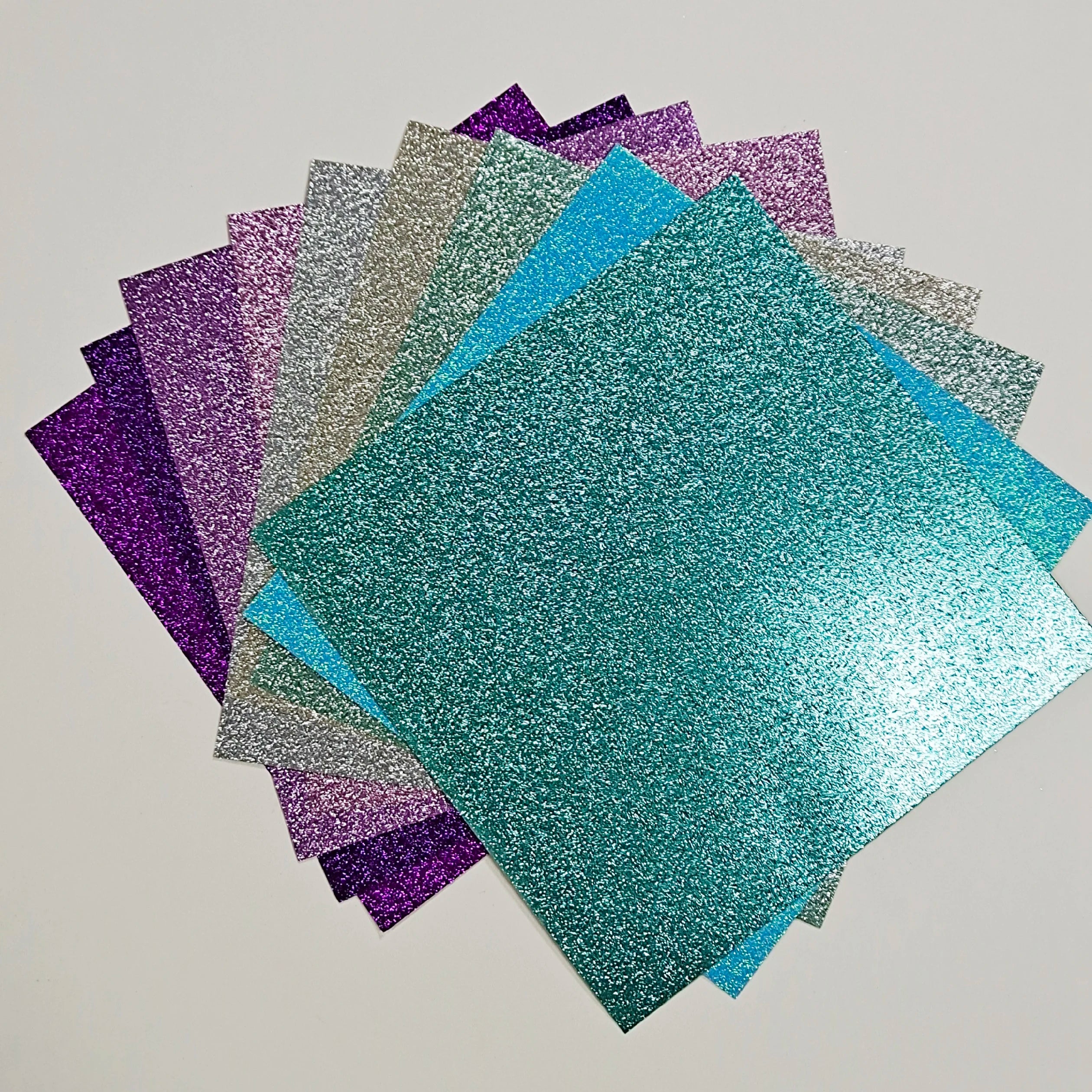 500pcs  12"*12" Glitter Card Paper Stock for Cricut Cameo Machine for Birthday Invitation