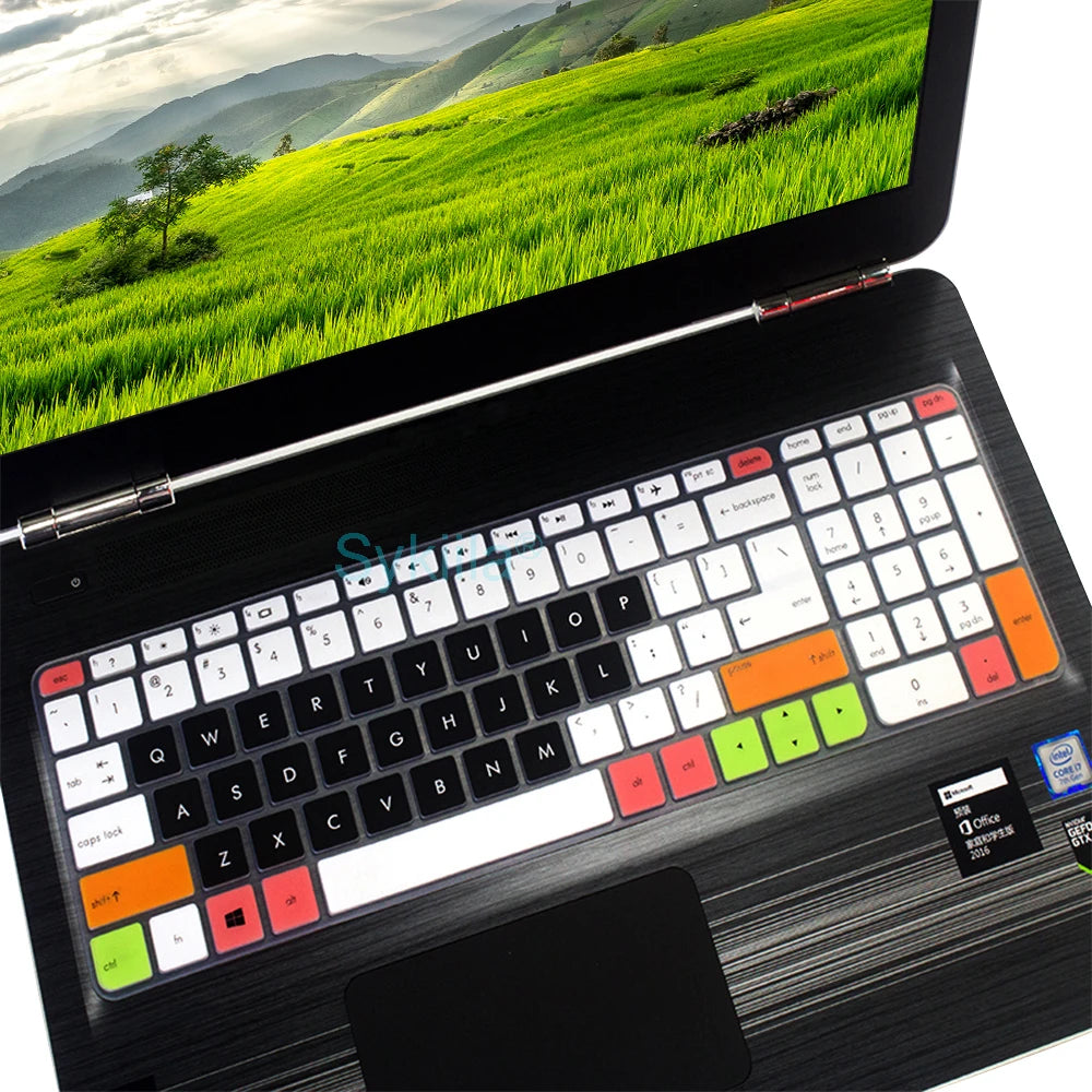 Keyboard Cover for HP Laptop 15 15t 15-fd 15-fc 15-ef 15-dw 15-dy 15g 15q 15s 15z Essential Silicone Protector Skin Film Case