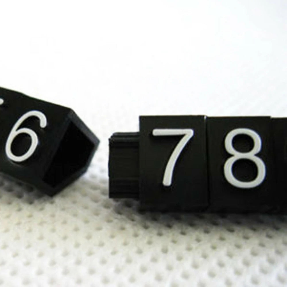 5 Sets Combined Price Tag Euro Dollar Number Digit Cubes Stick For Clothes Phone Laptop Jewelry Showcase Counter Price Display