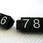 5 Sets Combined Price Tag Euro Dollar Number Digit Cubes Stick For Clothes Phone Laptop Jewelry Showcase Counter Price Display