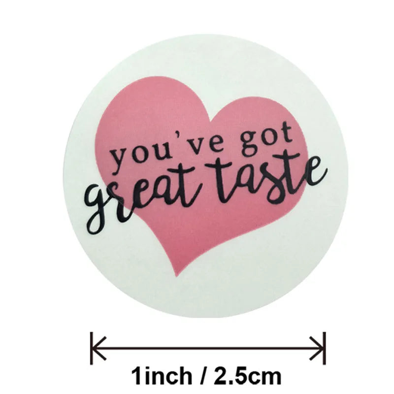 50-500Pcs“Open Me Already" Stickers 1inch Thank You Sticker For Gift Box Decoration Stationery Envelope Postcards Sealing Labels