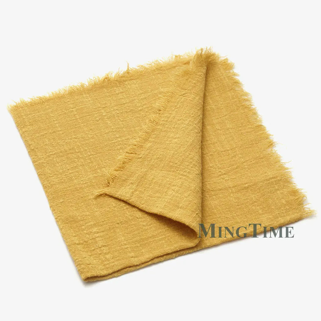 Napkin Cotton Cloth 41*41cm Rustic Gauze Hanky Tea Towel Dining Place Mats Wedding Supplies Linen Home Table Decor