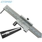 200mm 300mm 400mm 500mm Stainless Steel Parallel Marking Vernier Caliper Marking Gauge with Carbide Scriber Marking Gauge Tool
