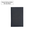 100% Genuine Leather Cover A5A6B6 Sketchbook Planner with Grid Blank Insert Retro Notebooks and Journals Diary Cover Stationery