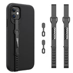 2pcs Soft TPU clear Wristband Hand Band silicone Grip Phone Hand Finger Ring Holder Strap Ropes For Samsung For iPhone kickstand