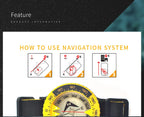 KANPAS 6BAR Scuba Diving Compass / Dive Compass / Compass Sea Navigation / Blue Compass Glow / Diving Luminous Signal