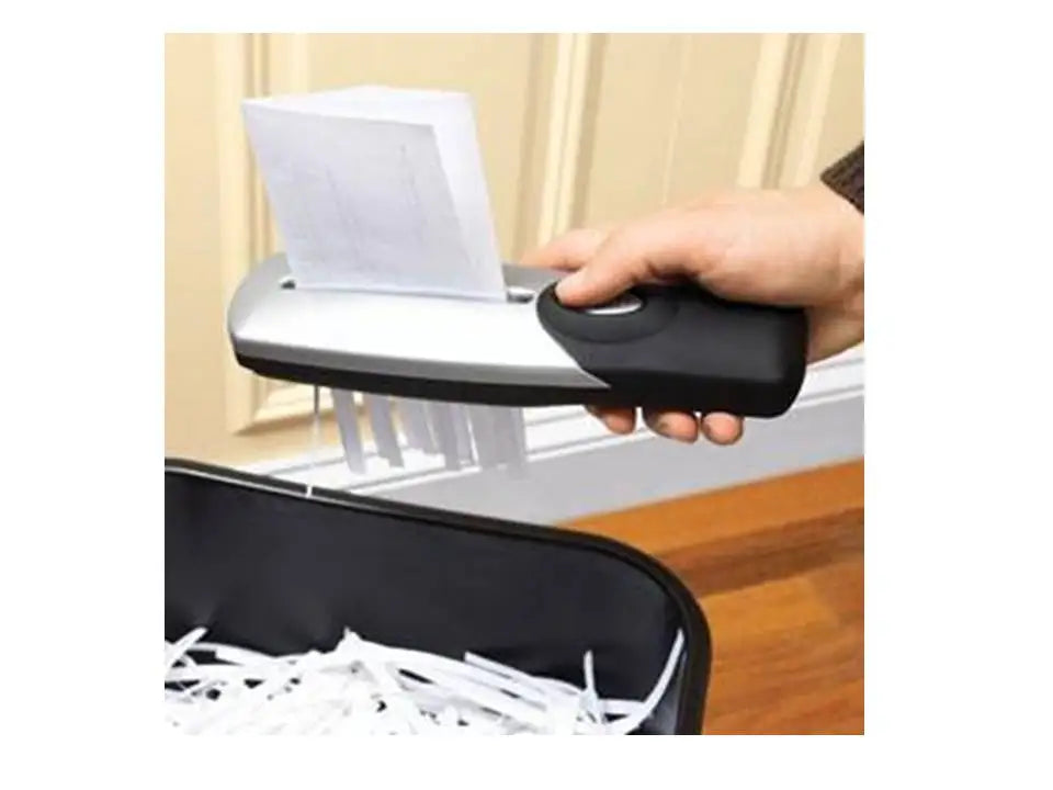LIZENGTEC Mini Handheld USB & 4*AA battery Two Power  Paper Shredder (NO Battery While Shipping)  Office or Home