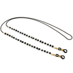 Skyrim Elegant Clear Zicron Crystal Beaded Lanyand for Glasses Sunglassess Chain Eyeglasses Strap Rope Eyewear Cord Accessories