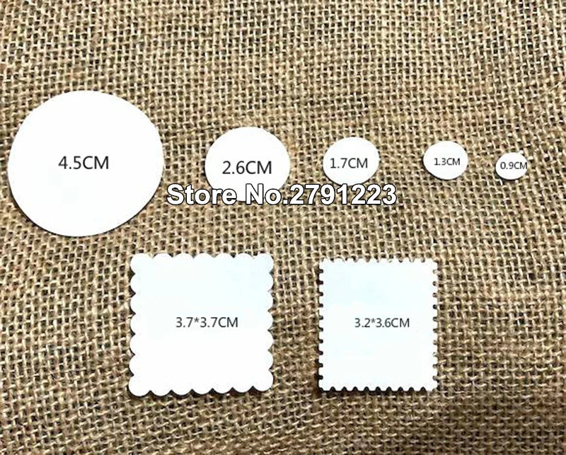 New Stamp shape Craft Punch Embossing Machine Round Hole Punch Toothed Puncher Embosser