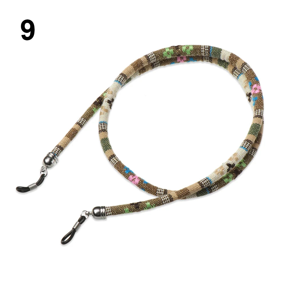 Colorful Acrylic Beads Glasses Chain Reading Glasses Cord Holder Anti-lost Rope Vintage Neck Strap Rope for Eyewear Accessories