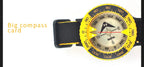 KANPAS 6BAR Scuba Diving Compass / Dive Compass / Compass Sea Navigation / Blue Compass Glow / Diving Luminous Signal