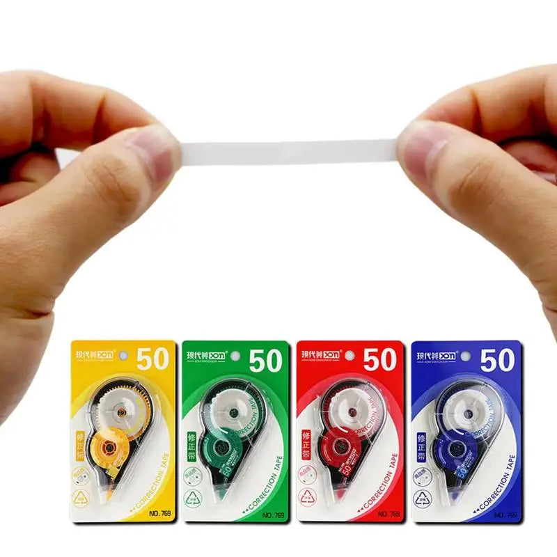 Large-capacity Correction Tape 50m Long Roller Text For A Correction Typos Writing Variety Paper Of To Data Use Suitable Ea C1I3
