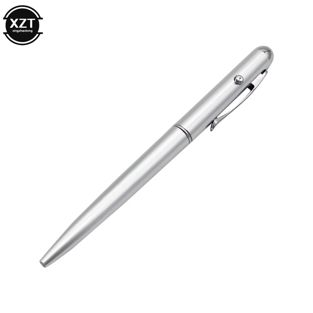 Invisible Ink Pen With UV Light Hidden Handwriting Novelty Ballpoint Pens Office School Supplies Magic Secret Ballpoint Pen