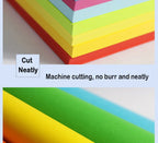 100/200 SheetS A4 Color Copy Paper 80G 20 Colors Can Choose For DIY Handmade Office A3 Inkjet Laser Colorful  Printing Paper