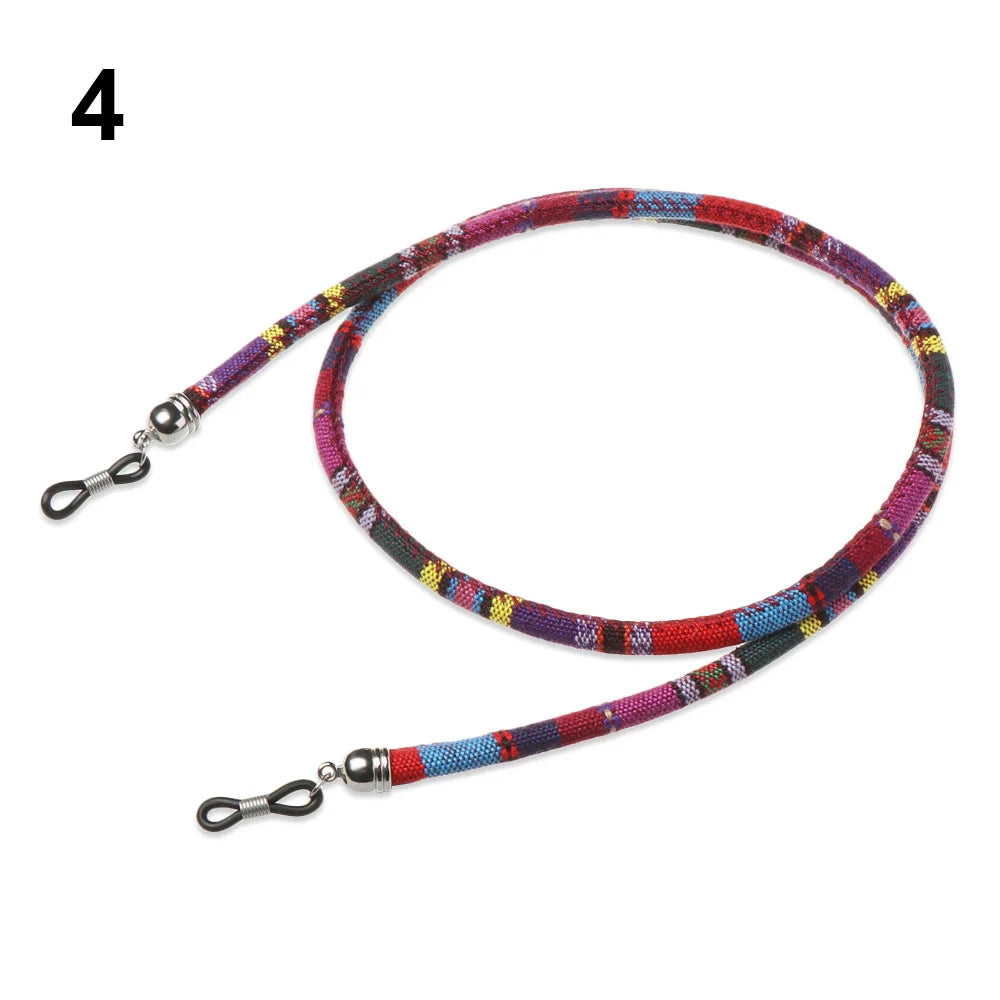 Colorful Acrylic Beads Glasses Chain Reading Glasses Cord Holder Anti-lost Rope Vintage Neck Strap Rope for Eyewear Accessories