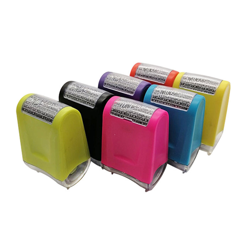 Hot Sale Roller Identity Theft Protection Stamp For Guarding Your Id Privacy Confidential Data Portable Craft Supplies RE