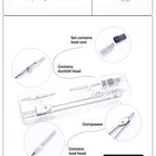 Stainless Steel Multifunctional Drafting Drawing Compass/Lead Core Math Geometry Circles Tool Durable Supplies 8600/8601
