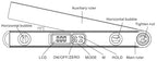 0~225° 400mm Digital Protractor Spirit Level Angle Finder Gauge Meter Digital Angle Finder Electronic Protractor 400mm