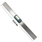 0-200/300mm Digital Angle Finder Meter 0-360 Degree Stainless Steel LCD Protractor Goniometer Ruler