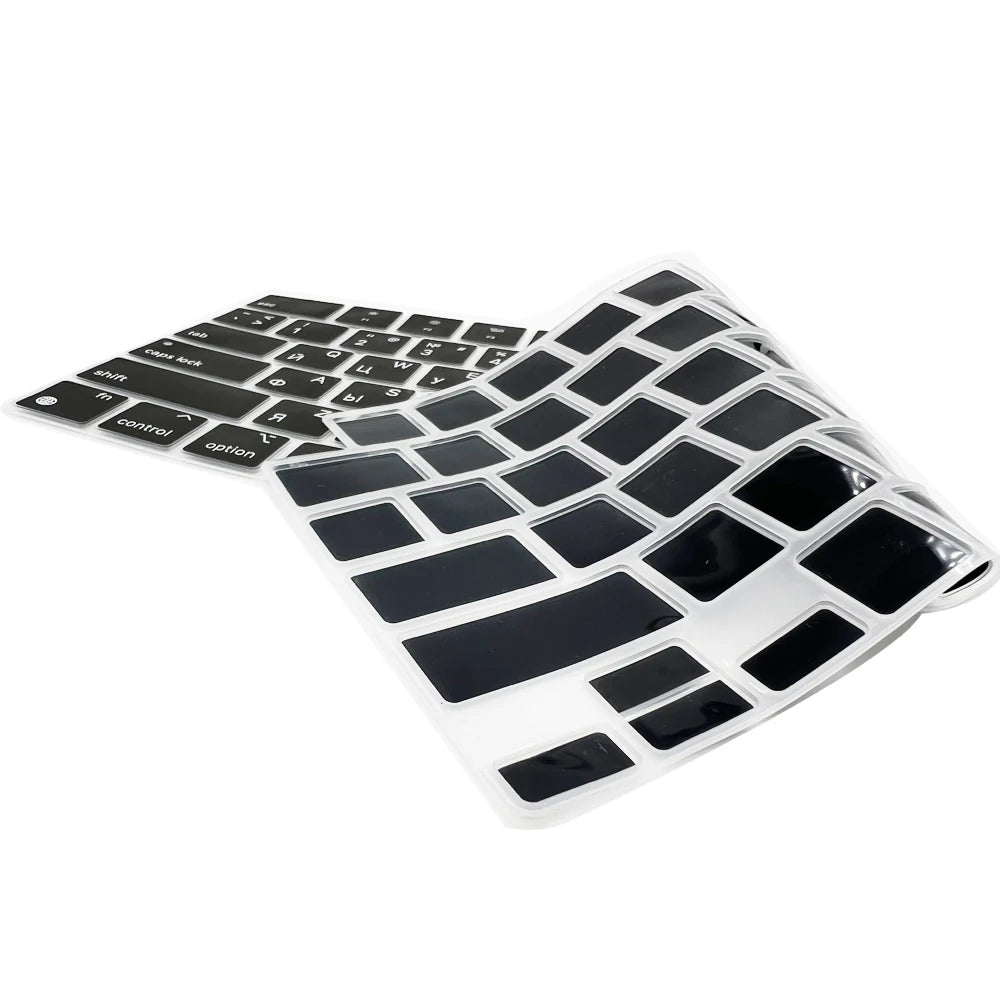 Multi-Language Keyboard Protector Compatible with for MacBook Air/Pro M5-M4 A2779,A3434,A3241 | Arabic, FR, RU, ES, IT Layouts