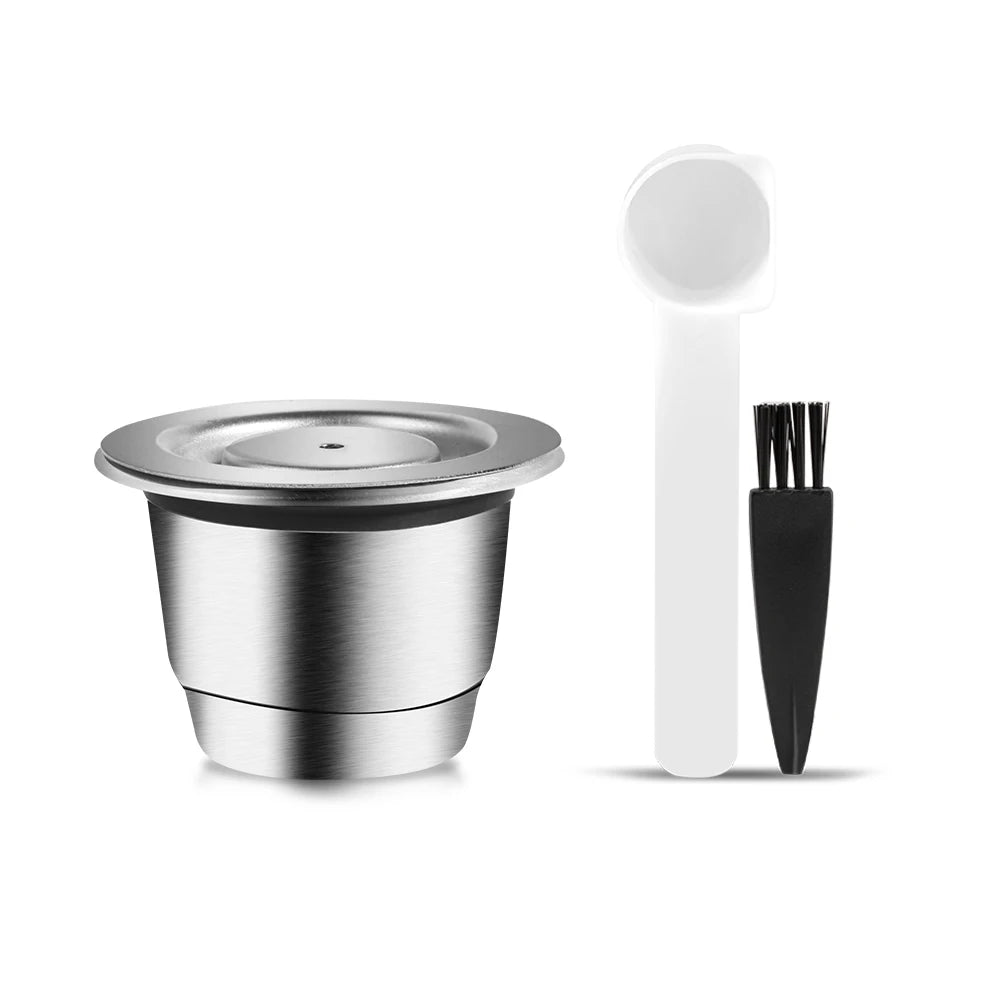 Coffee capsule reusable pods for Nespresso stainless steel coffee filter Espresso Crema pod manufacturer's new upgrade