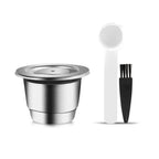 Coffee capsule reusable pods for Nespresso stainless steel coffee filter Espresso Crema pod manufacturer's new upgrade