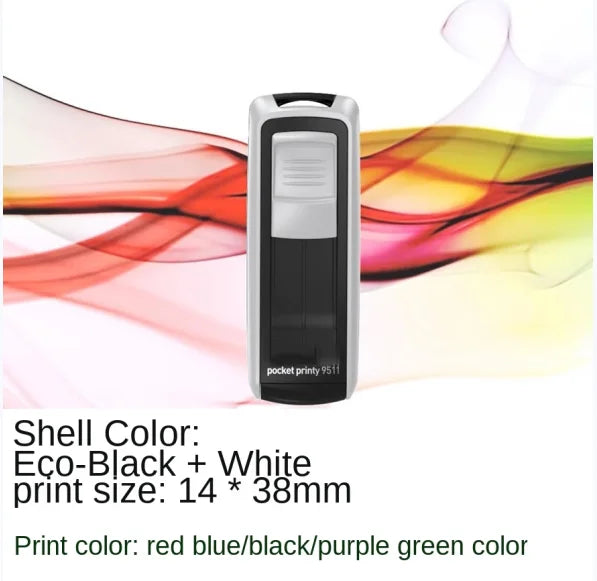 Rectangle Pocket Self Inking Engraving Rubber Stamp Hold DIY Material for Laser Engraving Stamping Machine