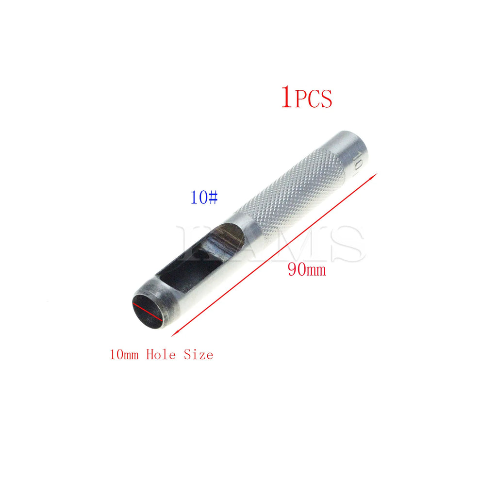 25 Size Pick Leather Tools Leather Punch Leathercraft Hole Craft Set Hollow Puncher Belt Punch 1.0mm-25mm for Clothing Canvas