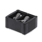 2 Holes Cosmetic Pencil Sharpener for Eyebrow Lip Liner Eyeliner Pen Tool