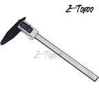 300mm 200 Electronic Digital Caliper LCD Plastic Vernier Caliper  Long Jaw Micrometer Inner Outer Diameter Gauge Measuring Tools