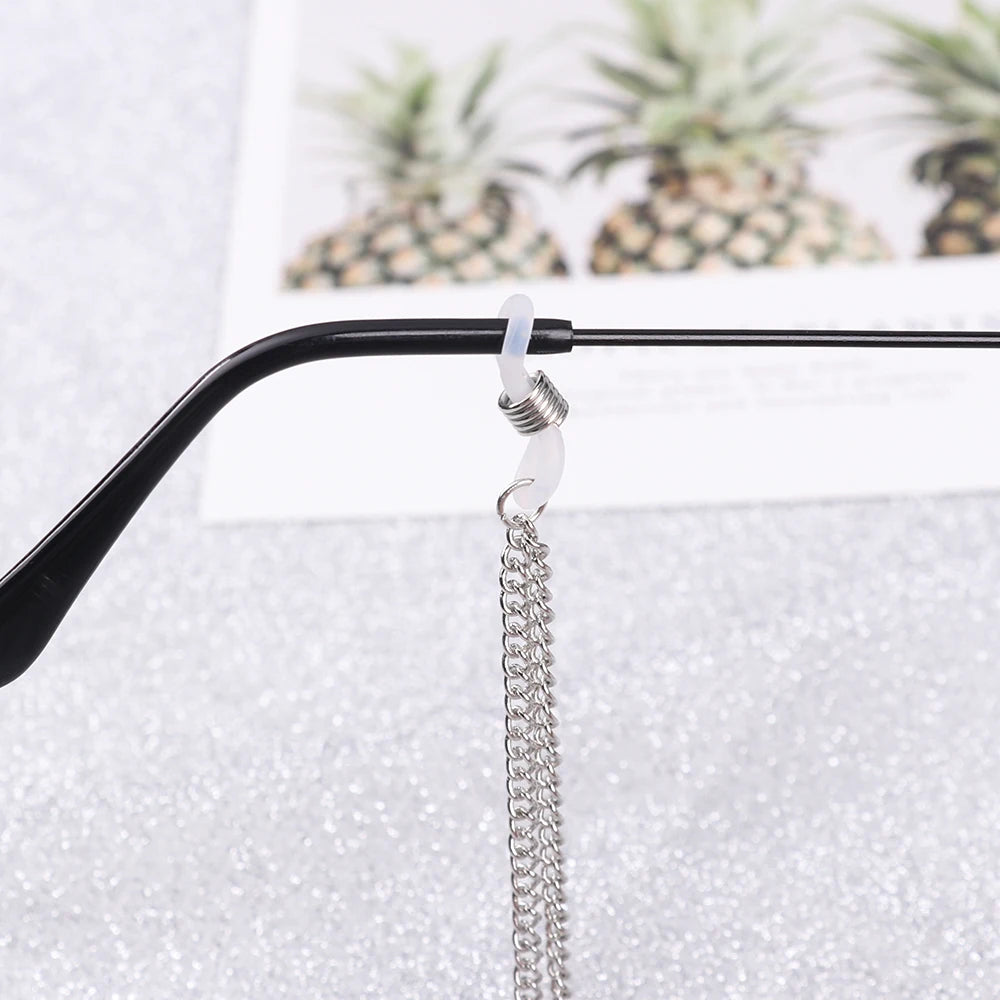 New Fashion Women Eyeglass Chain Hollow Star Pearl Beaded Sunglasses Reading Glasses Lanyard Eyewear Holder Neck Strap Rope