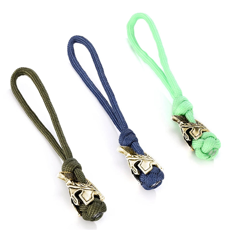 Supretu Men Vikings Lanyard Keychain Spartan Warrior Accessories Woven Rope Knife Car Keyring Handmade Bag Pendant Jewelery Gift