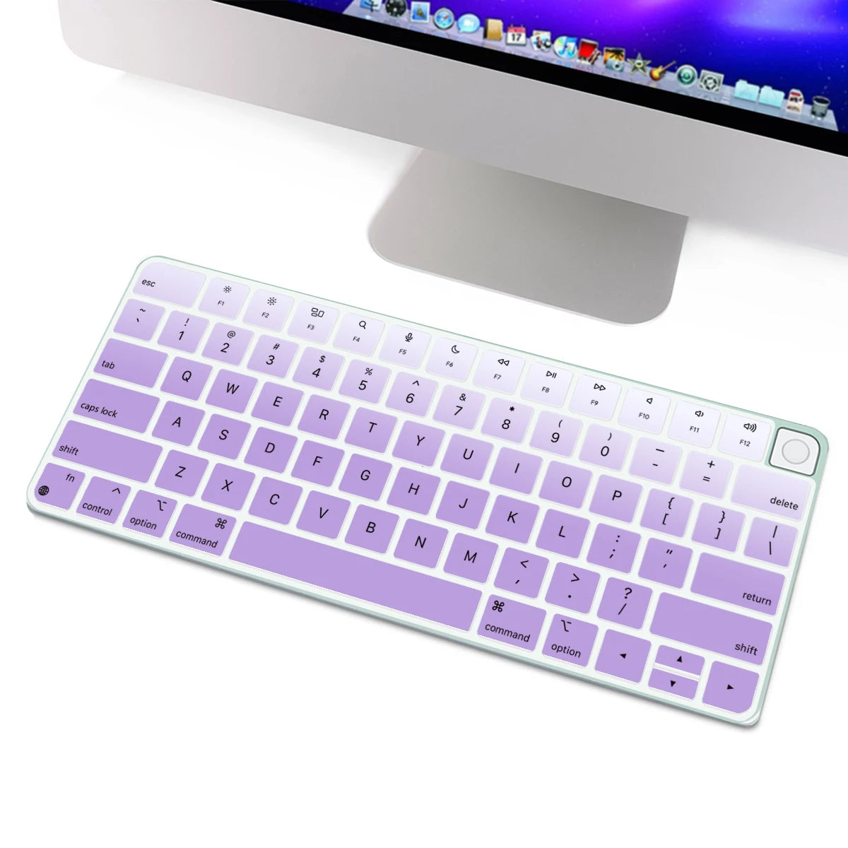 For Apple Magic Keyboard Cover (2021 release) A2450 A2449 Stickers iMAC Keyboard Protector Silicone Bluetooth keyboard case New