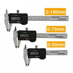 Stainless Steel 0-70/100/150/200/300mm Digital Caliper Messschieber Paquimetro Electronic Carbon Fiber Vernier Caliper Gauge