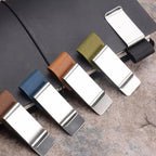 Metal Leather Pen Holder Brass and Stainless Steel Pencil Clip for Genuine Leather Notebook Journal Diary
