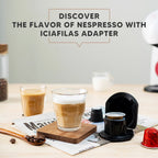 icafilas Reusable Adapter for Dolce Gusto Piccolo xs Maker & for Nescafe Genio S Plus Nespresso Coffee Capsule Convert Holder