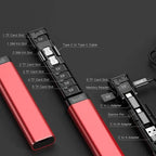 BUDI Multi-function Smart Adapter Card Storage Data Cable USB Box Universal Card Reader for iphone USB Hub for Computer