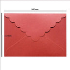 10Pcs Creative Wave Pattern Pearlescent Triangle Envelope Letterhead Special Design Envelope Dropshipping 11*16cm