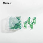 MINKYS Kawaii 10pcs/lot Strawberry Lemon Carrot Metal Paper Clip Christmas Song Decorative Bookmark Binder Clips Stationery