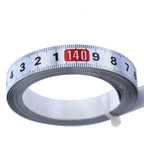 1-5m Stainless Steel Miter Track Tape Measure Self Adhesive Metric Scale Ruler Rust-Proof Durable and Wear-Resistan Ruler