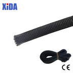 5/10M Black Insulated Braid Sleeving 2/4/6/8/10/12/15/20/25mm Tight PET Wire Cable Protection Expandable Cable Sleeve Wire Gland