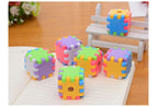 Kawaii Creative Blocks Pencil Sharpener Stationery School Office Supplies Novelty Gift Cube Funny