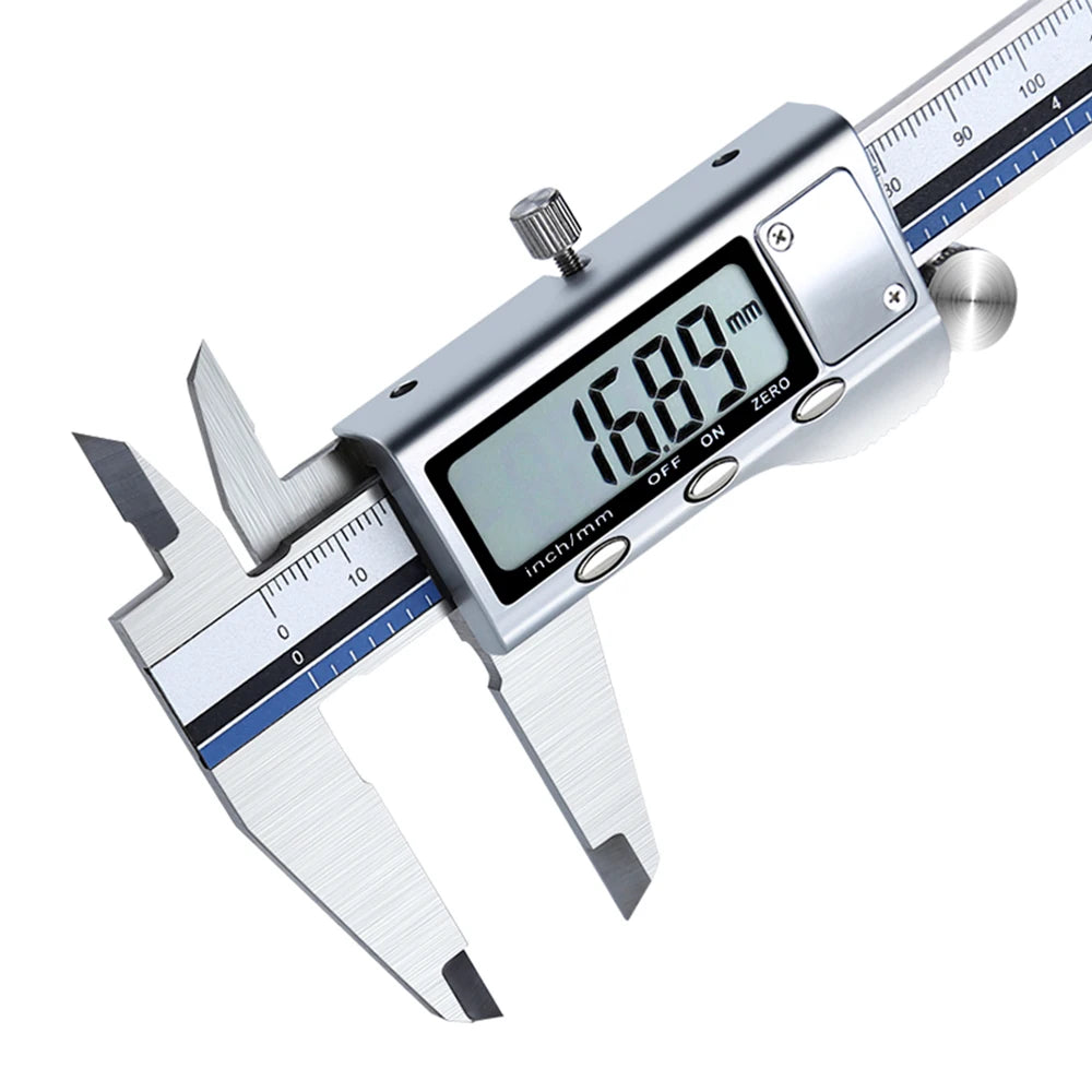 4/6-Inch 100/150mm Big Screen Digital Calipers Stainless Steel Electronic Vernier Caliper Metal Micrometer Measuring Tools